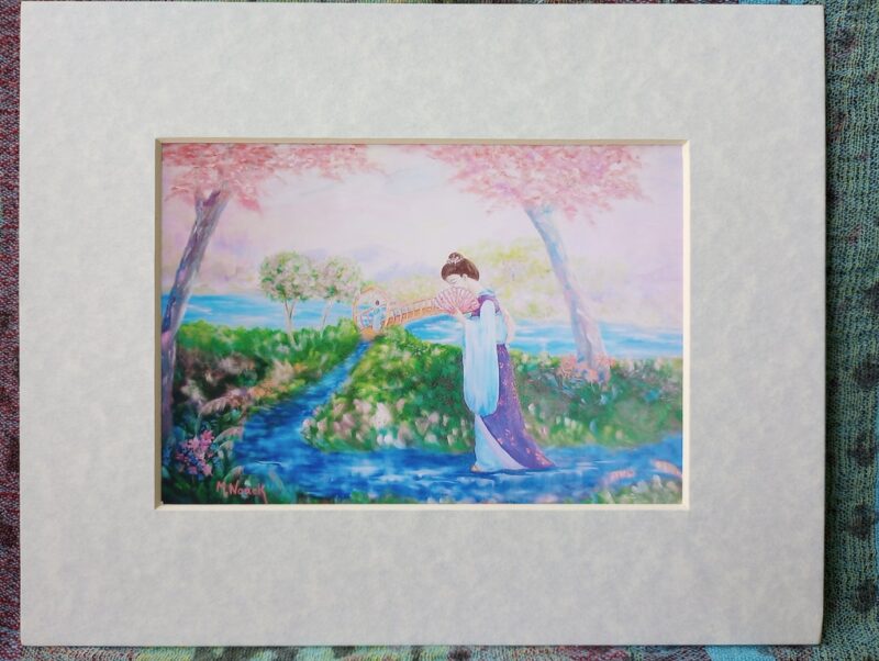 Path of Serenity 8x10 matted print - Oil Painting print